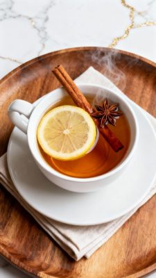 چای سیاه شکسته با دارچین طبیعی